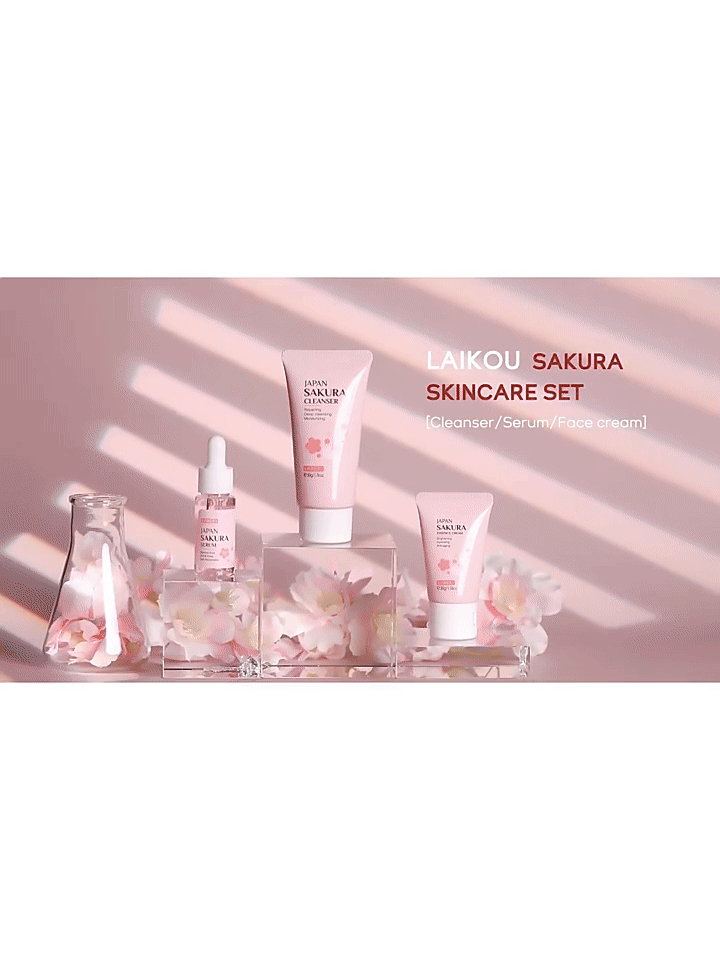 Japan Sakura Skin Care Set | مجموعة العناية بالبشرة ساكورا اليابانية