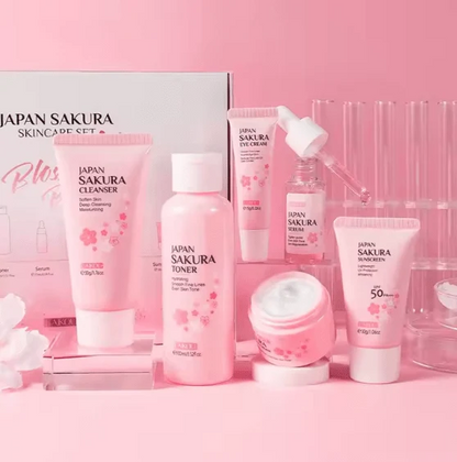 Japan Sakura Skin Care Set | مجموعة العناية بالبشرة ساكورا اليابانية