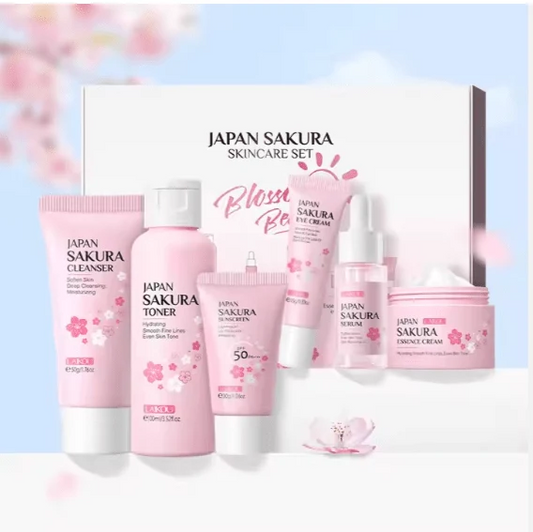 Japan Sakura Skin Care Set | مجموعة العناية بالبشرة ساكورا اليابانية