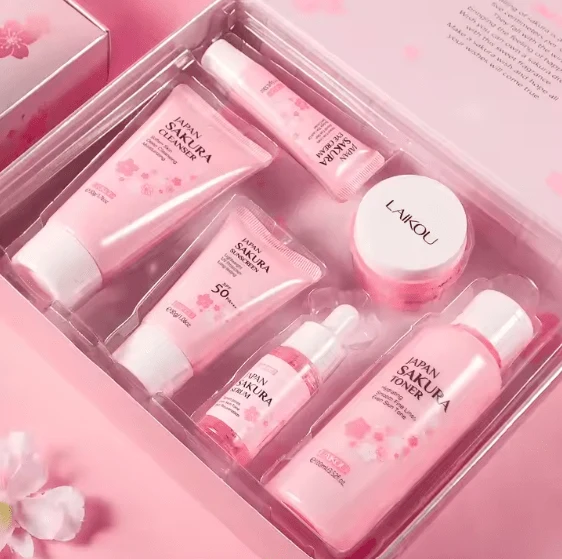 Japan Sakura Skin Care Set | مجموعة العناية بالبشرة ساكورا اليابانية